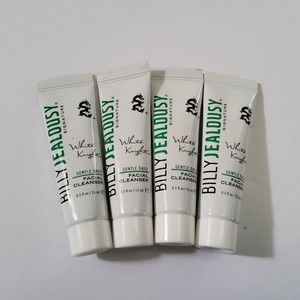Lot Of 4- Billy Jealousy Men's White Knight Gentle Daily Facial Cleanser. 5fl Oz